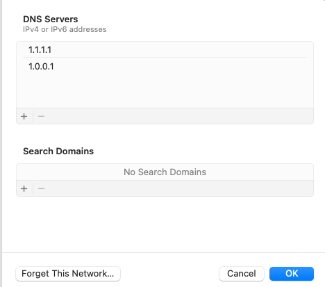 ipv4 dns screen